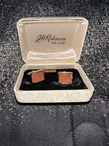 Bracciale vintage anni 50-60 pietra dorata JW Robinson grande magazzino - Foto 1 di 3