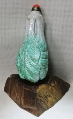 Botella de tabaco de cerámica antigua china Pak Choy de 18 a 19 quilates Foto 1 de 4