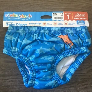 1 Swim School Reusable Swim Diaper Level 1 (12 Month Boy 18-22 Lbs Baby - Picture 1 of 1