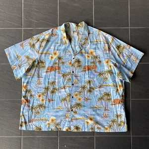 Vintage Ky's Hawaiian Shirt Men’s 6XL All Over Print 100% Cotton USA Floral - Picture 1 of 11