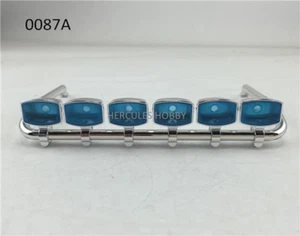 Roof Top Lights Bar 6 Square W/ Plastic Stands For Tamiya 1/14 Tractor Truck - Picture 1 of 4