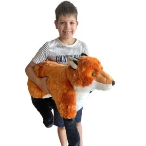 Fox Jumbo stuffed animal 30"/76cm soft plush toy Wild Republic NEW - Picture 1 of 3