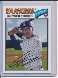 Gleyber Torres RC 2018 Topps Archives 1977 Design #164 New York Yankees - Picture 1 of 1