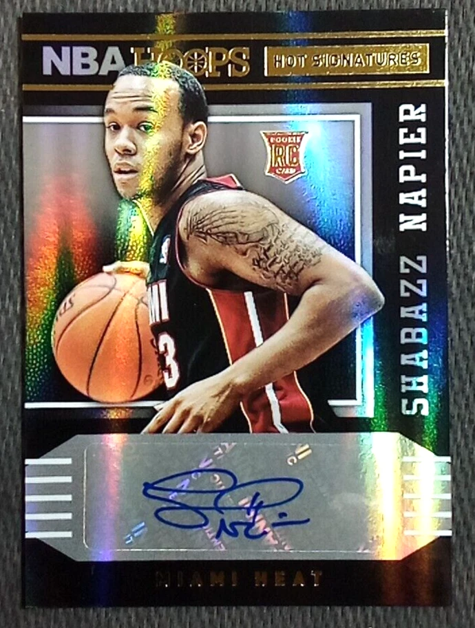 2014-15 Panini Hoops Hot Signatures #87 Shabazz Napier Miami Heat RC ROOKIE AUTO - Image 1 of 1