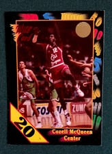 1991-92 Wild Card 20 Stripe #11 Cozell McQueen North Carolina State Wolf Pack