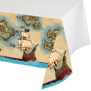 Creative Converting Pirate Map Tablecover - Picture 1 of 1