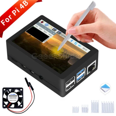 Raspberry Pi 4 ABS Case with 3.5 Inch 320x480 Resistive TFT Touch Screen Display - Image 1 of 4