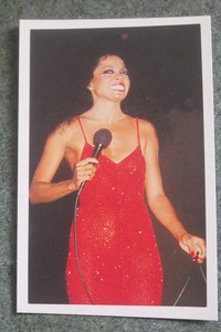 1987 DIANA ROSS FANZ FROM DIPHOLD UNUSED ORIGINAL STICKER CARD No 153