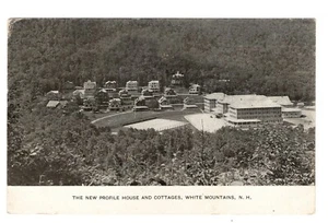 Postkarte Das neue Profil Haus und Cottages White Mountains New Hampshire - Bild 1 von 2