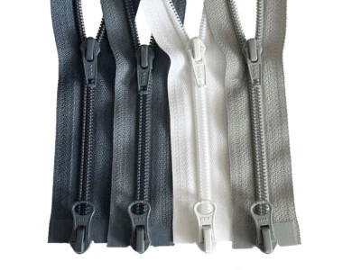 30" Jacket Zipper YKK #5 Nylon Coil Two-Way Separating Zipper Made in USA - Image 1 of 4