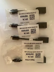 LOT OF 4 Dell 0FKKK 00FKKK mini displayport (m) to displayport (f) adapter cable - Picture 1 of 3
