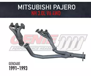 Genie Headers / Extractors to suit Mitsubishi Pajero NH (1991-1993) - Picture 1 of 4