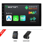 DVR+OBD+Double DIN 7" Car Stereo Apple Carplay Android Auto 8-Core Bluetooth GPS