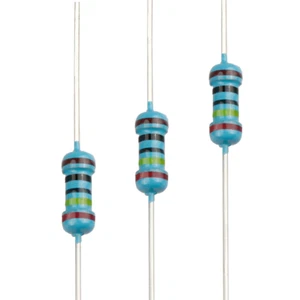 100Pcs 240 Ohm Resistor 1/4W (0.25 Watt) ±1% Tolerance Metal Film Fixed Resistor - Picture 1 of 4
