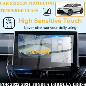 Car Screen Protector Tempered Glass 10.5-in For 2022 -2024 Toyota Corolla Cross - Bild 1 von 10
