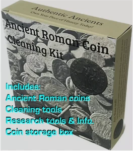 Ancient Roman Coin Cleaning Kit - Clean your own Roman coins! THE PERFECT GIFT - - Picture 1 of 10