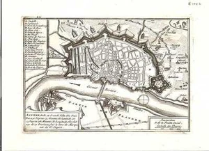 Antique map, De la Feuille, Anvers, belle et grande Ville des Pais Bas - Picture 1 of 1