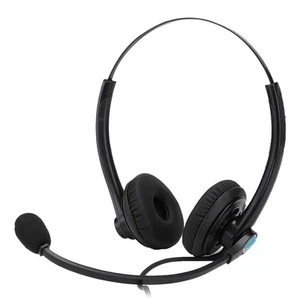 A26-Rj Call Center Obsługa klienta Zestaw słuchawkowy Telefon Słuchawki Noise Cancelling ETUI - Zdjęcie 1 z 7