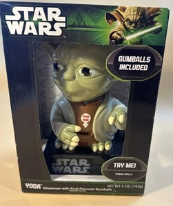 Star Wars Yoda Dispenser With Fruit Flavored Gumballs - Yoda’s Picture On Box - Bild 1 von 7