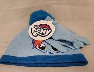  My Little Pony - Rainbow Dash Beanie Kinder Mütze Mütze mit Handschuhen Set C7 - Bild 1 von 5