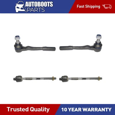 Fits Mercedes-Benz E500 2006 Delphi Left & Right Outer Inner 4X Tie Rod End - Image 1 of 4