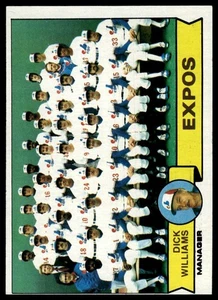 1979 Topps #606 Montreal Expos / Dick Williams Montreal Expos Baseball Card - Picture 1 of 2