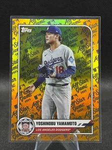 2025 TOPPS All Star Game - Yoshinobu Yamamoto /50 Gold Foil #27 LA Dodgers mega - Picture 1 of 2