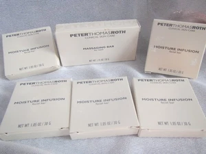 SET 6 PETER THOMAS ROTH SEIFE BAR MASSAGE BAR BAD & 5 FEUCHTIGKEITSINFUSION GESICHTSBEHANDLUNG - Bild 1 von 3