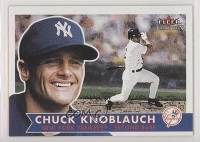 2001 Fleer Tradition Chuck Knoblauch #160 - Image 1 of 2