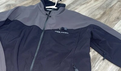 Polaris Mens Black/Grey Long Sleeve Full-Zip Jacket Size X-Large - Image 1 of 4