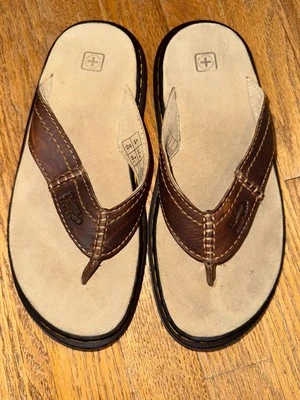 Sandalias Chanclas Dr. Doc Martens 8883 Cuero Marrón Hombres 7 Mujeres 8 EU 39 Foto 1 de 4