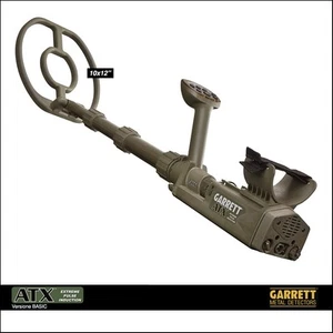 METAL DETECTOR ATX GARRETT PIASTRA 10x12" DD CERCAMETALLI ORO MONETE ALL METAL - Imagen 1 de 6