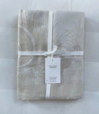 Williams Sonoma TURKEY JACQUARD Tablecloth 70” x 108” Beautiful NWT - Image 1 of 3