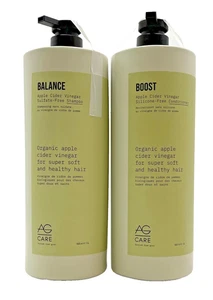 AG Care BALANCE Apple Cider Vinegar Shampoo & BOOST Conditioner Silicone-Free - Picture 1 of 9