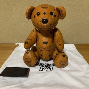 MCM Visetoes Bear Muñeco de Peluche de Cuero Marrón Juguete de Peluche X5 - Imagen 1 de 4
