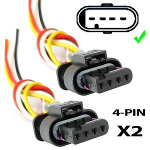 Intake Pressure Sensor 4Pin Connector Plug For Audi A3 A4 A5 A6 A7 A8 Q2 Q3 Q5 - Picture 1 of 7