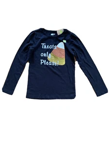 Crazy 8 by Gymboree Sparkly Candy Corn Treats Only Halloween Shirt* Med 7-8 *NWT - Picture 1 of 3