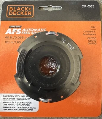 NEW Black & Decker Automatic Feed Spool DF-065 40ft Dual Line AFS GH700 & GH750 - Image 1 of 4