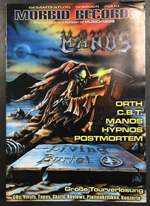 MORBID RECORDS KATALOG SOMMER 2000 DEUTSCHE HANDS-ORTH-CBT-HYPNOS-POSTMORTEM - Bild 1 von 3