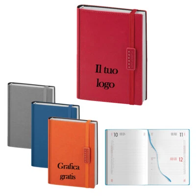 Agenda giornaliera 2026  personalizzabile con chiusura elastico - Imagen 1 de 4