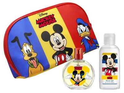 MICKEY MOUSE Borsa Topolino con Profumo e Gel Doccia di Airval, Regalo Bambini