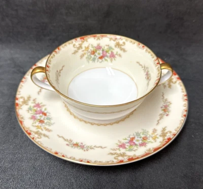 Noritake MYSTERY 110 Cream Soup and Saucer Set - Image 1 of 4