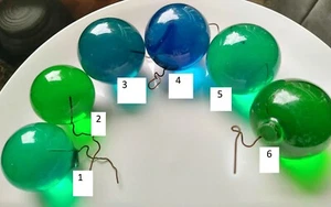 Pieza de bola de repuesto de lámpara de uva Lucite de colección pieza 1,5" o 2" tú eliges-1 - Imagen 1 de 8