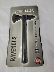 Camillus Titanium13.5-inch Ravenous Tomahawk Hackett with Sheath, Black