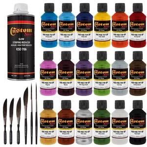 CustomSHOP LETTERING ENAMEL/PINSTRIPE 18 PAINT COLORS - Picture 1 of 5