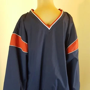 Augusta Sportswear Men's Pullover Vented Windbreaker Red White Blue Size Med NWT - Picture 1 of 4