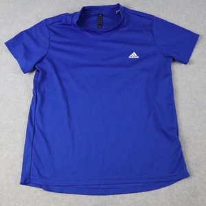 Adidas Shirt Boys Youth Large 16-18 Primegreen AeroReady Activewear Short Sleeve - Picture 1 of 6