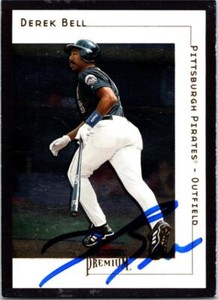 Derek Bell autographed Baseball Card (New York Mets) 2001 Fleer Premium #92