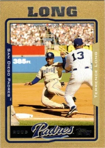 Topps Gold #196 Terrence Long 2005 0441/2005 San Diego Padres - Imagen 1 de 1