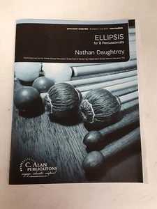 Ellipsis for 8 Percussionists Percussion Ensemble Intermediate Nathan Daughtrey - Picture 1 of 4